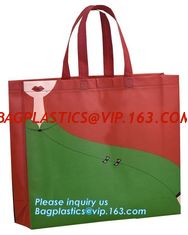 China recyclable non woven bag/non woven shopping bag/non weven tote bag， Full printed fruit supermarket shopping handle non w supplier