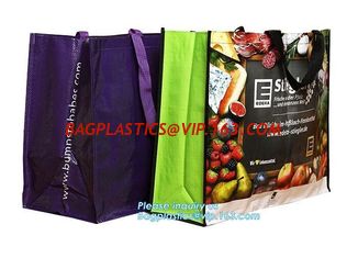 China Cheap Price Custom Printed Eco Friendly Shopping Non Woven Bag, recycled custom printing grocery tote shopping pp non wo supplier