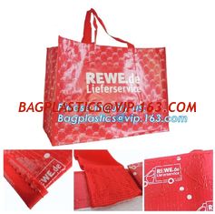 China Hot Sale Promotional Colorful Custom Reusable PP Woven Shopping bag,Tote Fabric Polypropylene Laminated PP Non Woven Bag supplier