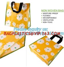 China Cheap Promotional Waterproof Recycled laminated PP woven shopping bag,Manufacturer Cheap Custom Foldable Shopping Recycl supplier