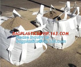 China Durable plastic PP woven FIBC big jumbo bag for building material sand cement lime,super sacks 1000kg pp woven fabric bi supplier