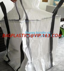 China Totally virgin pp material 1 ton woven jumbo big bags FIBC big bag for sand,High tensile strength PP woven FIBC big sale supplier