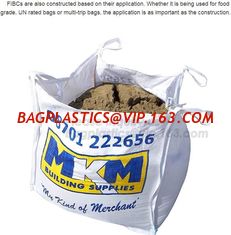 China 1500kg pp woven jumbo bag packing for sand and ore with high UV treated,PP Big bags/jumbo bags plastic scrap used pp big supplier