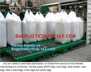 China China Factory price 100% new material 1 ton PP bulk bag woven big bag jumbo bags,100% pp woven recycled FIBC big bag supplier