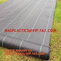 China 100% pp non woven perforated fabric weed control mat weed barrier anti weed mat,100% pp cover fabric weed control mat we supplier