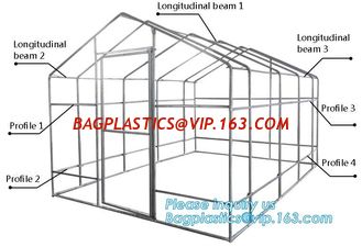 China hdpe woven greenhouse film, plastic roof transparent cover for green house,Good services hot galvanized structure big wa supplier