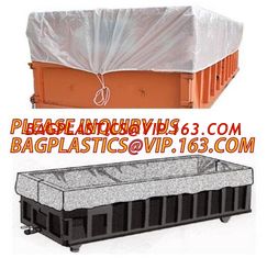 China Large durable drawstring dumpster container liner for garbage disposable,dump truck liner |plastic bed liners for dumpst supplier
