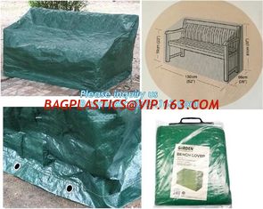 China Green Waterproof pe plastic outdoor garden furniture covers,lounge bench covers,funiture series,garden bench cover, bag supplier