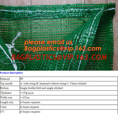 China Supply Professional PE 50 lb mesh Leno Raschel onion packing bag,agricultural use PE Plastic Raschel mesh bag for packin supplier