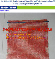 China agricultural use PE Plastic Raschel mesh bag for packing vegetables,PP WOVEN Leno raschel mesh net bag for fruit and veg supplier