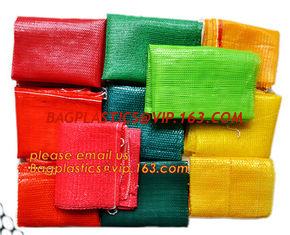 China pp tubular fruit net sack, Customize all colors and sizes potato onion mesh raschel bag,Raschel knitting PE mesh vegetab supplier