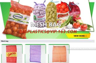 China mesh bag,Plastic PE raschel mesh net potato bags 50kg, HDPE mesh bag for vegetable and fruit,Raschel Mesh Onion Drawstri supplier