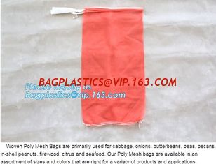 China Cheap PP/PE Knitted plastic raschel leno mesh packing bags customized color size for Agriculture fruit vegetable, bageas supplier