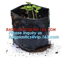 China Wholesale Poly Black Square Garden Plastic Baby Flower Plant Nursery Poly Bags for Hydroponics,1gal 2gal 3gal 5gal 7gal supplier
