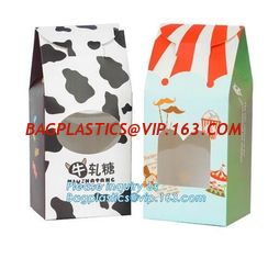 China food plastic pouch bag, kraft paper bag for food packaging,Custom Promotional Bread Packaging Kraft Paper Bag, bagease supplier