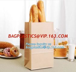 China Cheap customized cute bread coffee kraft paper bag craft paper bags for gift,Food grade christmas bread bag,hot sale pap supplier