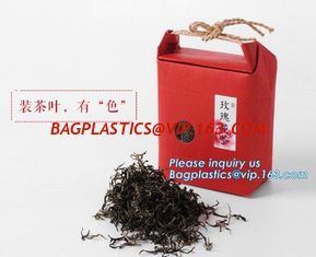 China Waterproof Drawstring Kraft Paper Rice Bag,Food grade Wholesale food rice kraft paper bag gift packaging bag, BAGEASE supplier