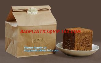 China Heat seal pouch&amp;kraft paper plastic bread packaging bag,Portable High Quality Craft Paper Bread Bags, BAGEASE PACKAGE supplier