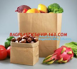 China Low cost 120gsm food grade white kraft paper sos bottom bread wheat flour packaging paper bag,grease proofing food grade supplier