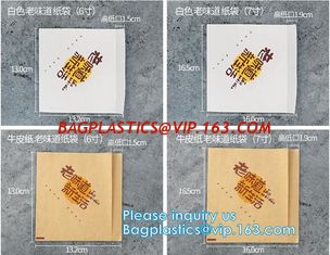 China Excellent oil-proof take away burger wrapping paper bag,Recyclable Custom Printed Brown Kraft Paper Wrap Food Bread Sand supplier