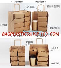 China Custom Logo Printed Grocery Packaging Craft Brown Kraft Paper Shopping Bag with Handle,Kraft Paper Shopping Bag , Paper supplier
