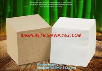 China 1/4 Fold Coffee Bar Beverage Black Paper Napkin,Printing paper napkin/decorative paper dinner napkins, BAGPLASTICS,PAC supplier