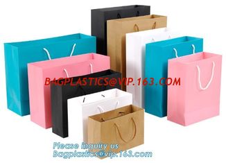 China Customized recycle printed wedding door gift paper carrier bag,Luxury design Shopping Small craft Paper Bag retail baker supplier
