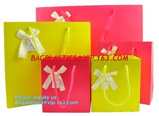 China Customized made cheap paper twisted handles white kraft paper bags,wine paper bag with handle wholesale bagplastics pack supplier