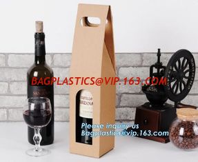 China Wine Packing Kraft Paper Bag with Twist Handle,Eco-friendly cmyk gold color custom printing paper wine gift bag bagease supplier