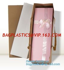 China Wholesale Durable Colorful Custom Printed Cake Packaging Gift Paper Bag With Flower, Tote Carrier Gift Bags bagease pac supplier
