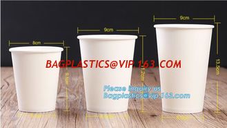 China 8 OZ Disposable Eco Friendly Coffee Paper Cup,Disposable kraft paper cup customizable coffee milk water juice cup PACKAG supplier