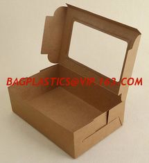 China New product printing lunch food packaging box pizza custom kraft paper boxes,kraft paper box disposable paper folding lu supplier