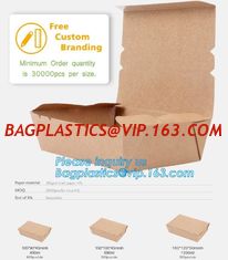 China Wholesales custom rectangle die cut packaging lunch food kraft paper corrugated mailer box,Takeout Food Packaging Kraft supplier