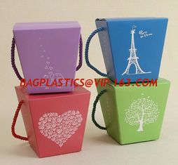 China Wholesale China Supply Transparent PVC Material Type Packaging Plastic Box Cake Box for Birthday Cake with Ribbon bageas supplier