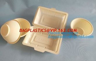 China Disposable Bagasse Pulp Biodegradable Ice Cream Corn Starch Bowl Packaging For Food,Biodegradable corn starch bowl for s supplier