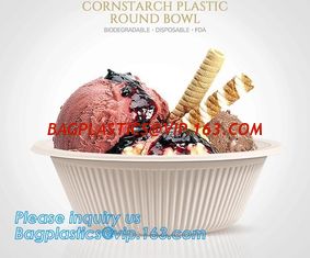 China Corn Starch Eco-friendly Microwave Hot Sale Custom Biodegradable Bowl With Lid,Dinnerware corn starch biodegradable disp supplier