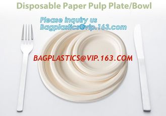 China Ecofriendly Paper Pulp Sugarcane Bagasse 10&quot; Round Plates,dessert dinner deep thali paper compostable bioplastic bagasse supplier