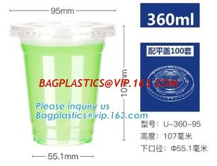China Disposable 100% compostable wholesale CPLA lids for soup bowls,PLA 8oz biodegradable paper cup with lid, bagplastics pac supplier