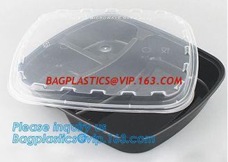 China White Round Plastic PP Food container bento box heated disposable microwave lunch box,food bento storoage box bagease pa supplier