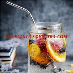 China Stainless steel rainbow colored metal straws for drinking,FDA Approved Folding Drinking Metal Stainless Steel Collapsibl supplier