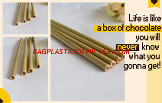 China Eco Friendly Factory Directly Sales Customized Logo Bamboo Straw With Brush 100 % Natural Bamboo Straw bagease bagpac supplier
