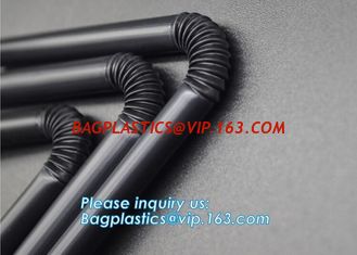 China Eco-friendly biodegradable plastic drinking PLA straw PLA biodegradable disposable heat resistance drinking straw bageas supplier