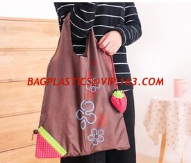 China Nylon foldable shopping bag,reusable folding polyester shopping bag,Fashion cheap promotional eco friendly waterproof 21 supplier