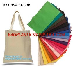 China Promotional Logo Printed Custom Handle Shopping Canvas Cotton Tote Bag,Promotional Long handle silk printing logo soft c supplier