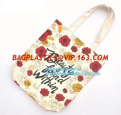 China 10 oz cotton canvas tote bag with custom your company logo, handled style cotton zipper shopping bag bagplastics pack supplier