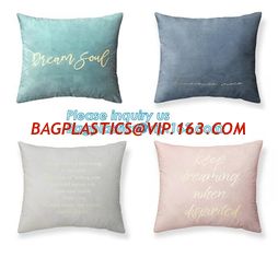 China Latest design simple solid color pillow home decor cotton cushion cover,Cotton Embroidery Geometric Car Sofa Chair Bed T supplier