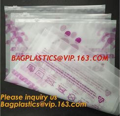 China Custom Printed Thick Plastic Poly Zip Lock Waterproof Slider Bags Thick Plastic Poly Bags For swimwear/bikini,bagplastic supplier