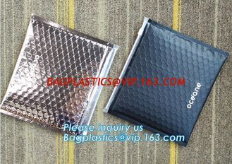 China Biodegradable k Reusable Bubble Packing  Zipper Pink Bag, reclosable, slider zipper seal,  metallic bubble b supplier