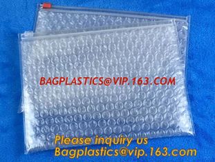 China Cosmetic Slider k Bubble Bags Bubble Slide Pouch,k esd bubble bag bubble packaging wrap cosmetic pouch slide supplier