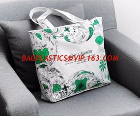 China China Custom Logo Promotion Zipper Grocery Shopping 8OZ Canvas Make Up Tote Cotton Bag,350X400MM Custom screen printing supplier